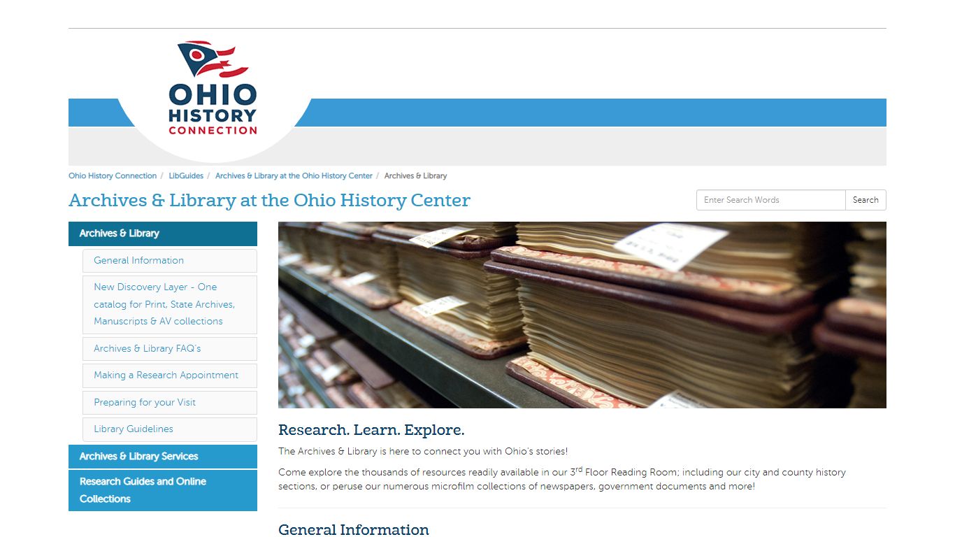 Ohio State Penitentiary - Prison Records at the Archives & Library of ...